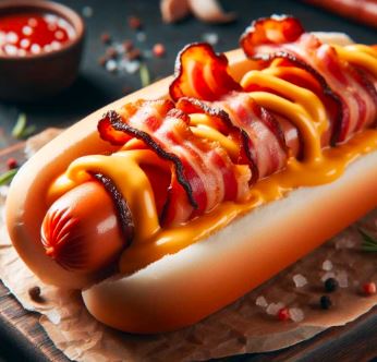 Hot Dog Grande Extra de Tocino