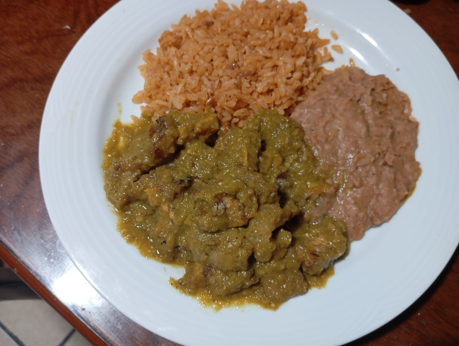Chicharrón en Salsa Verde