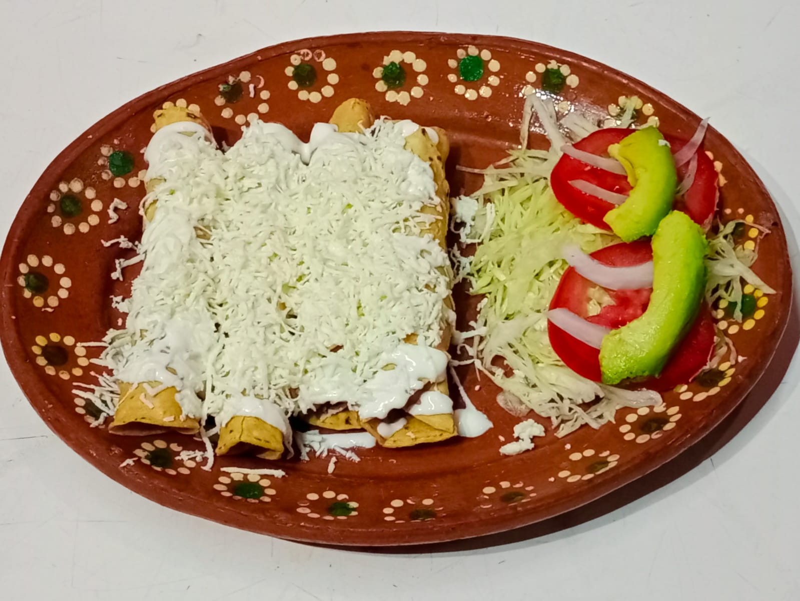 Tacos Dorados de Pollo