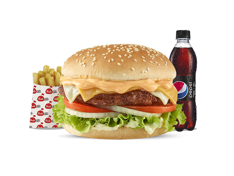 Combo Hamburguesa Quesísima