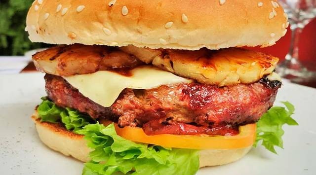 Hamburguesa Hawaiana