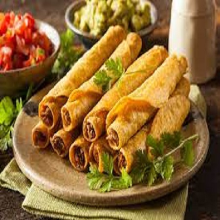 Tacos Dorados de Frijoles