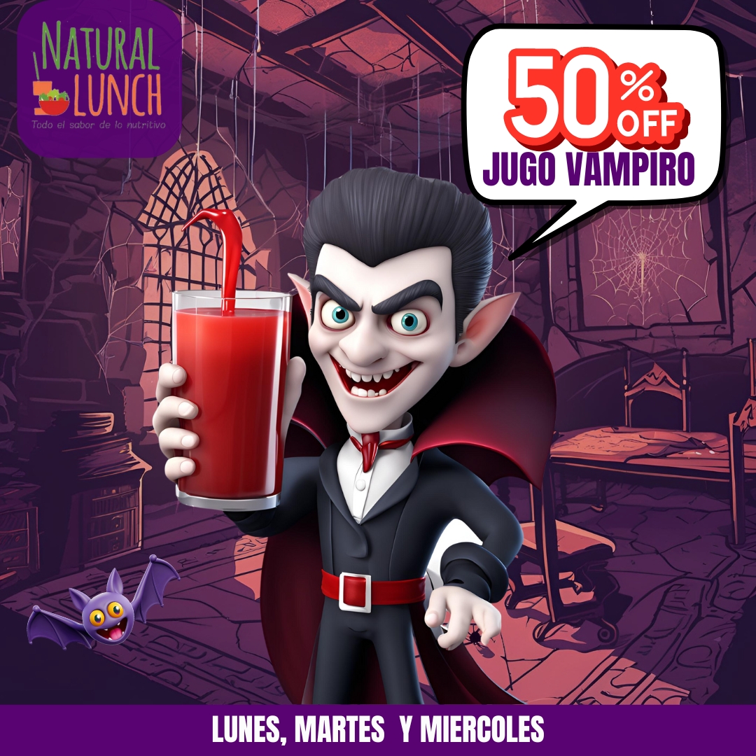 Jugo Especial Vampiro (Lunes, Martes y Miercoles)
