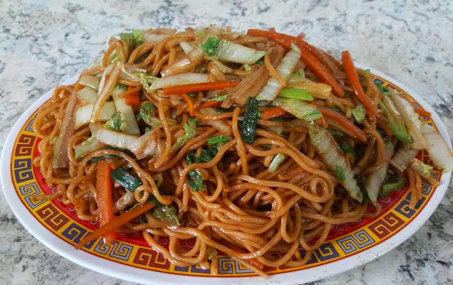 Lo mein vegetariano