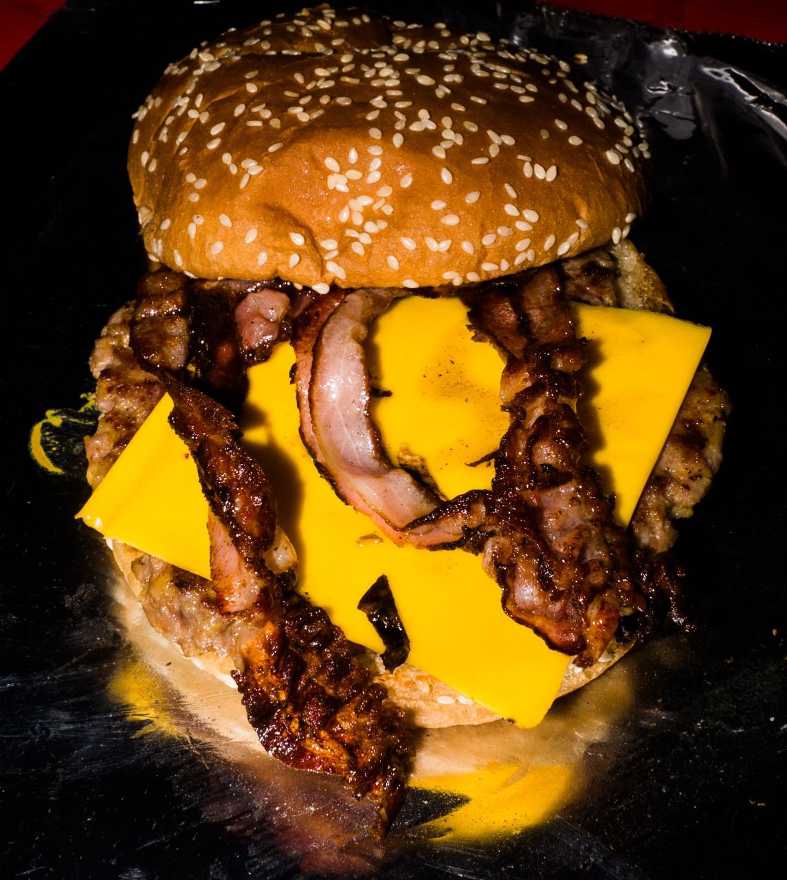 Hamburguesa con Tocino