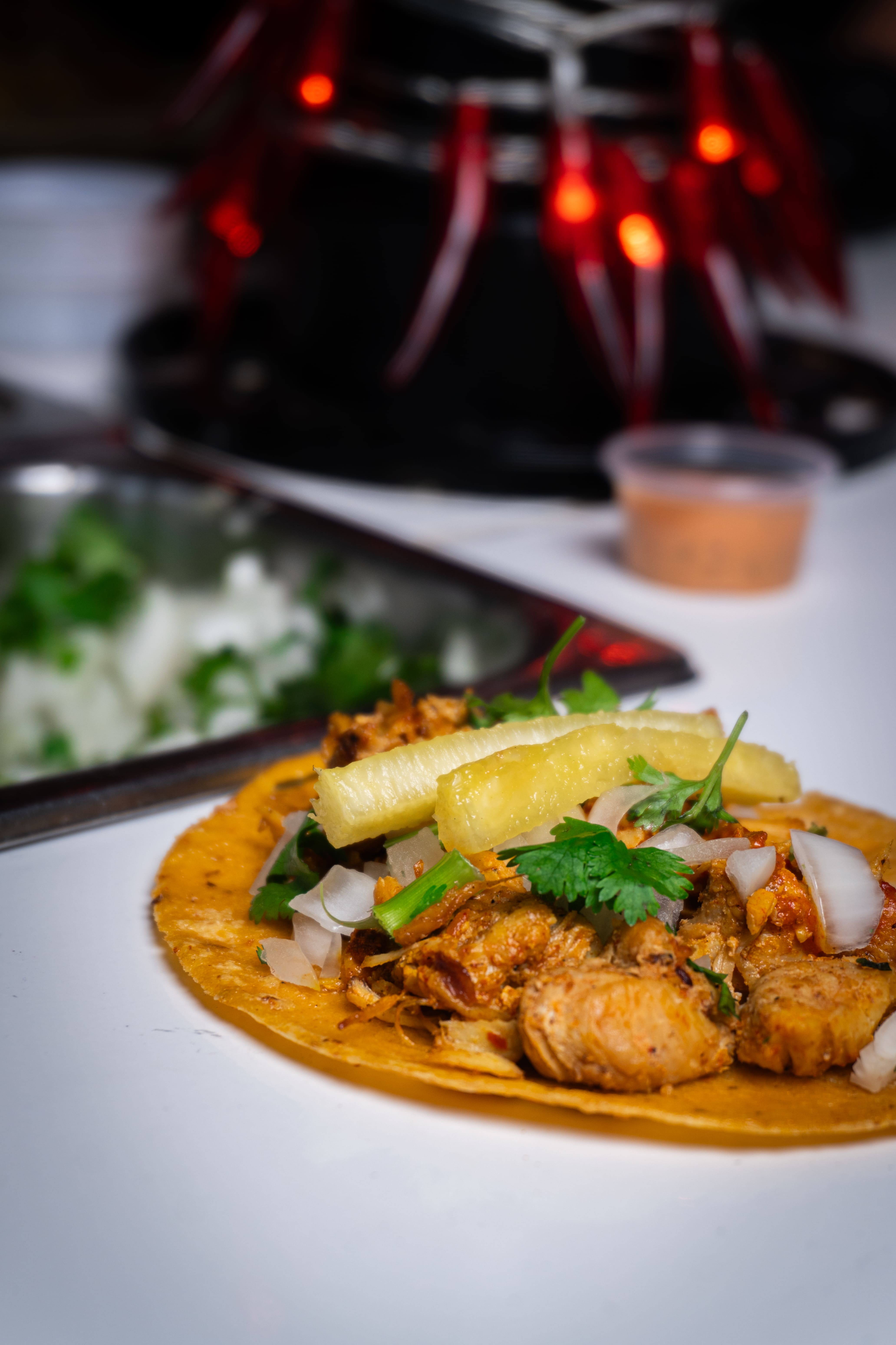 Tacos por 3 de Cerdo + Bebida
