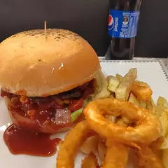 Hamburguesas Ropa Vieja x 2