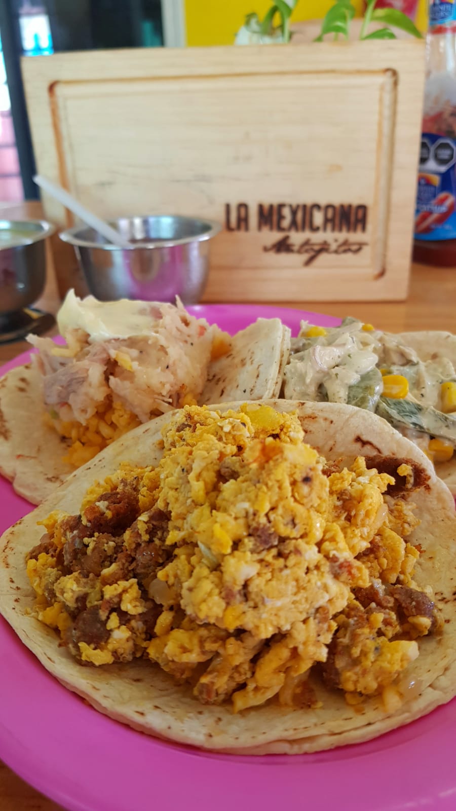 Taco Huevo con Longaniza