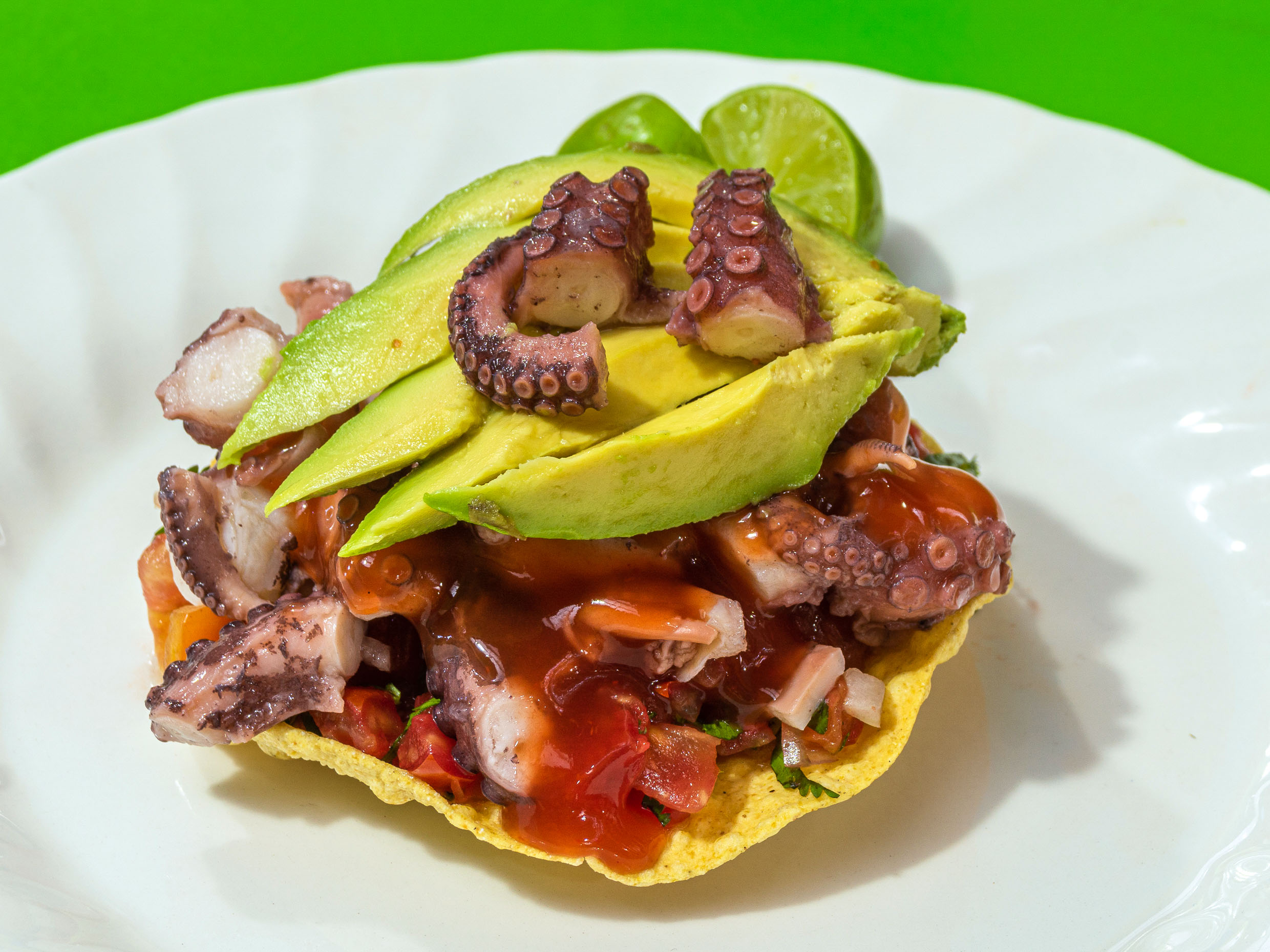 Tostada Pulpo