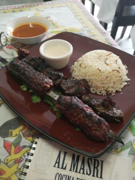 Mezcla de Kabab con Cordero