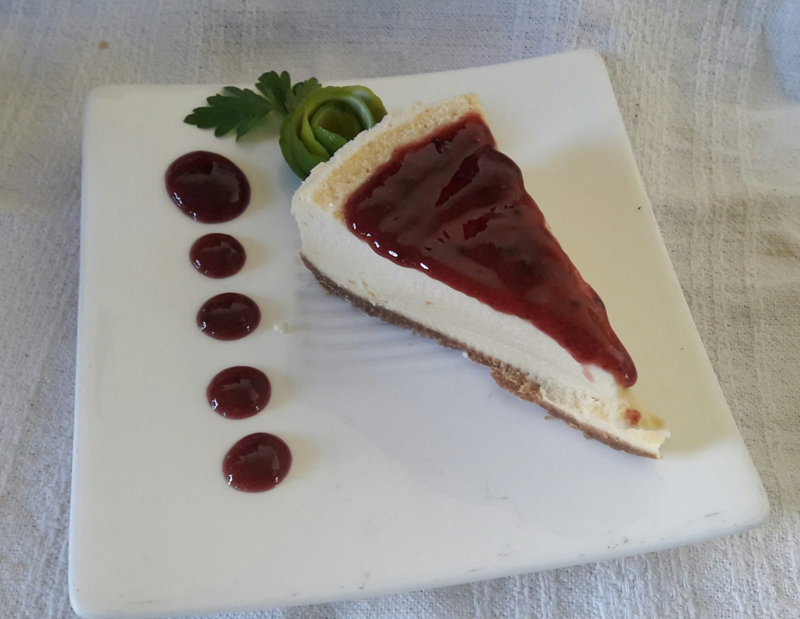 Pay de Queso con Zarzamora