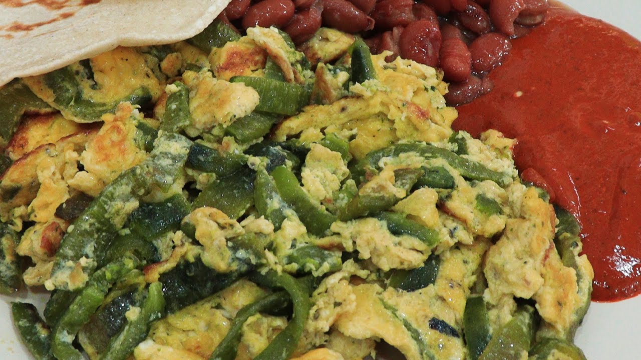 Rajas con Huevo
