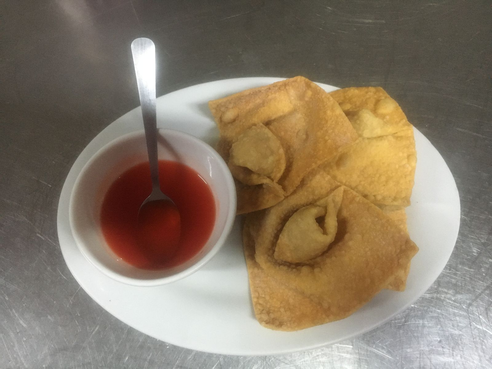 Wantan de Pollo