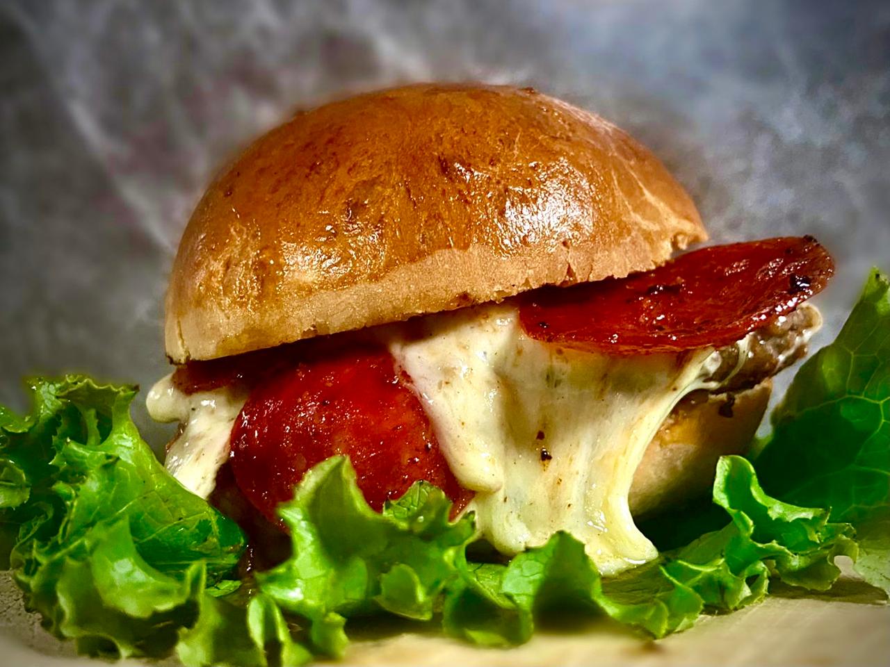 Hamburguesa Pepperoni