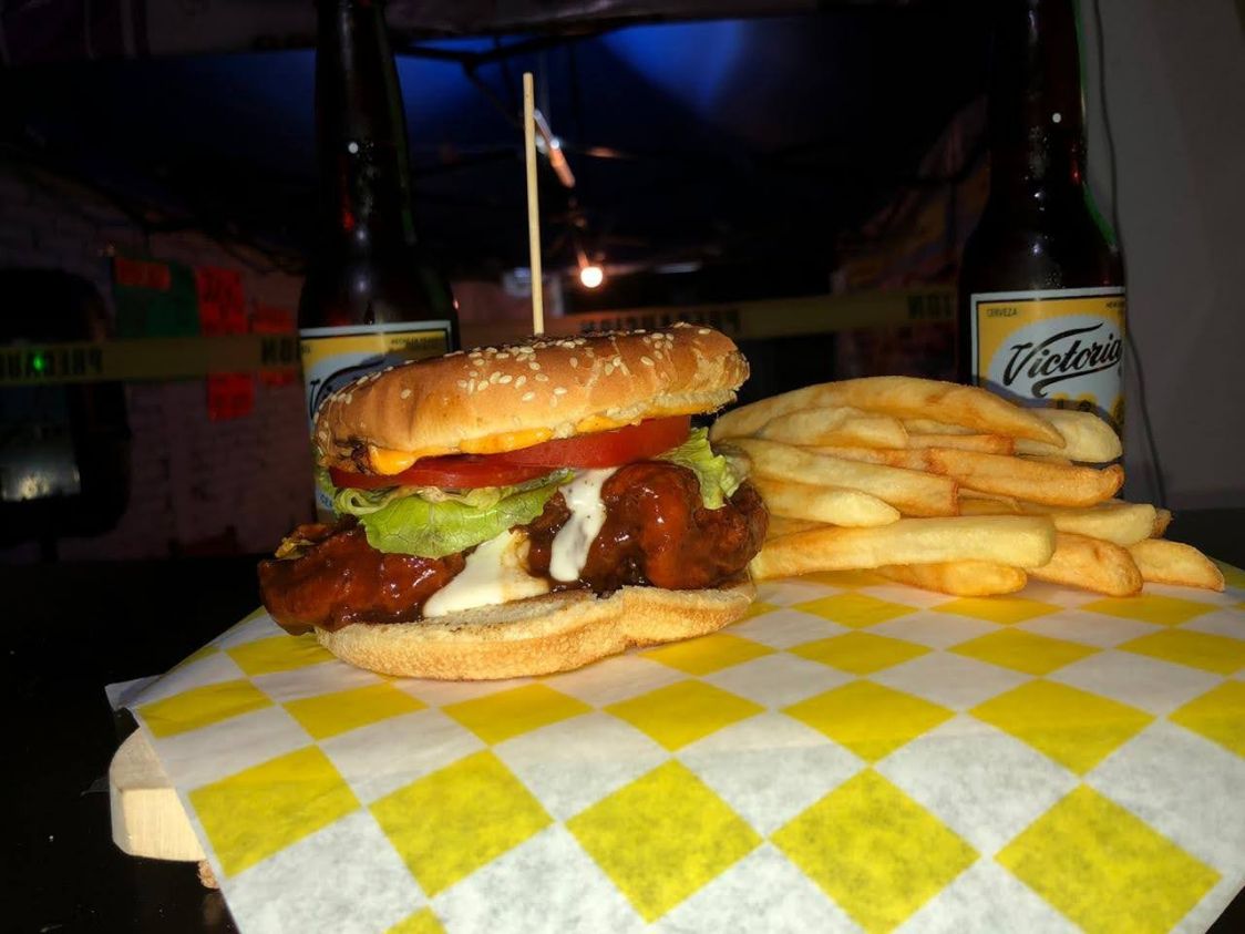 Hamburguesa Volcán