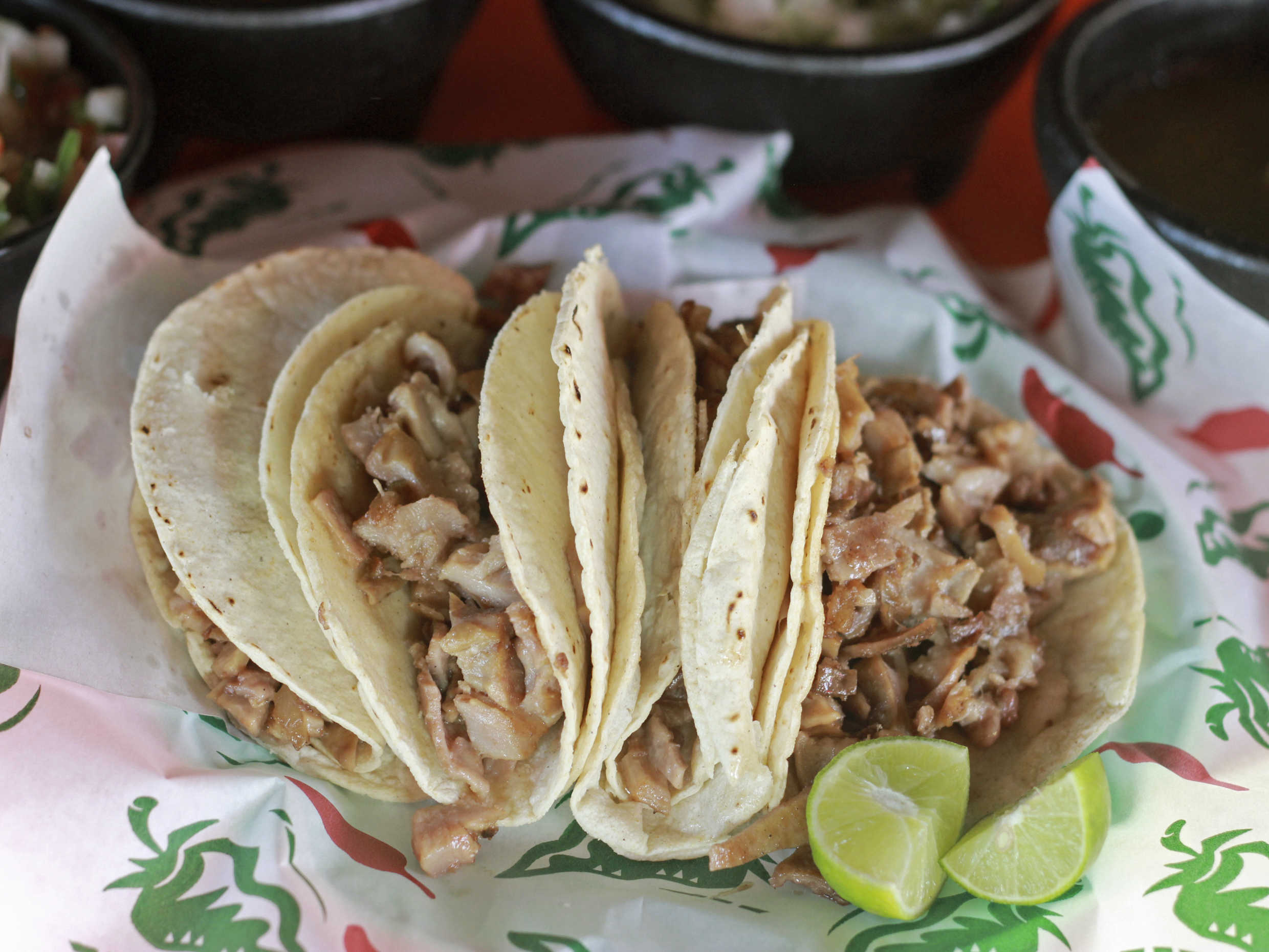 Orden de Buche 4 Tacos Doble Tortilla