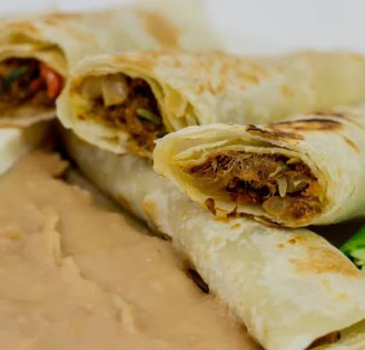 Burritos de Papa con Machaca