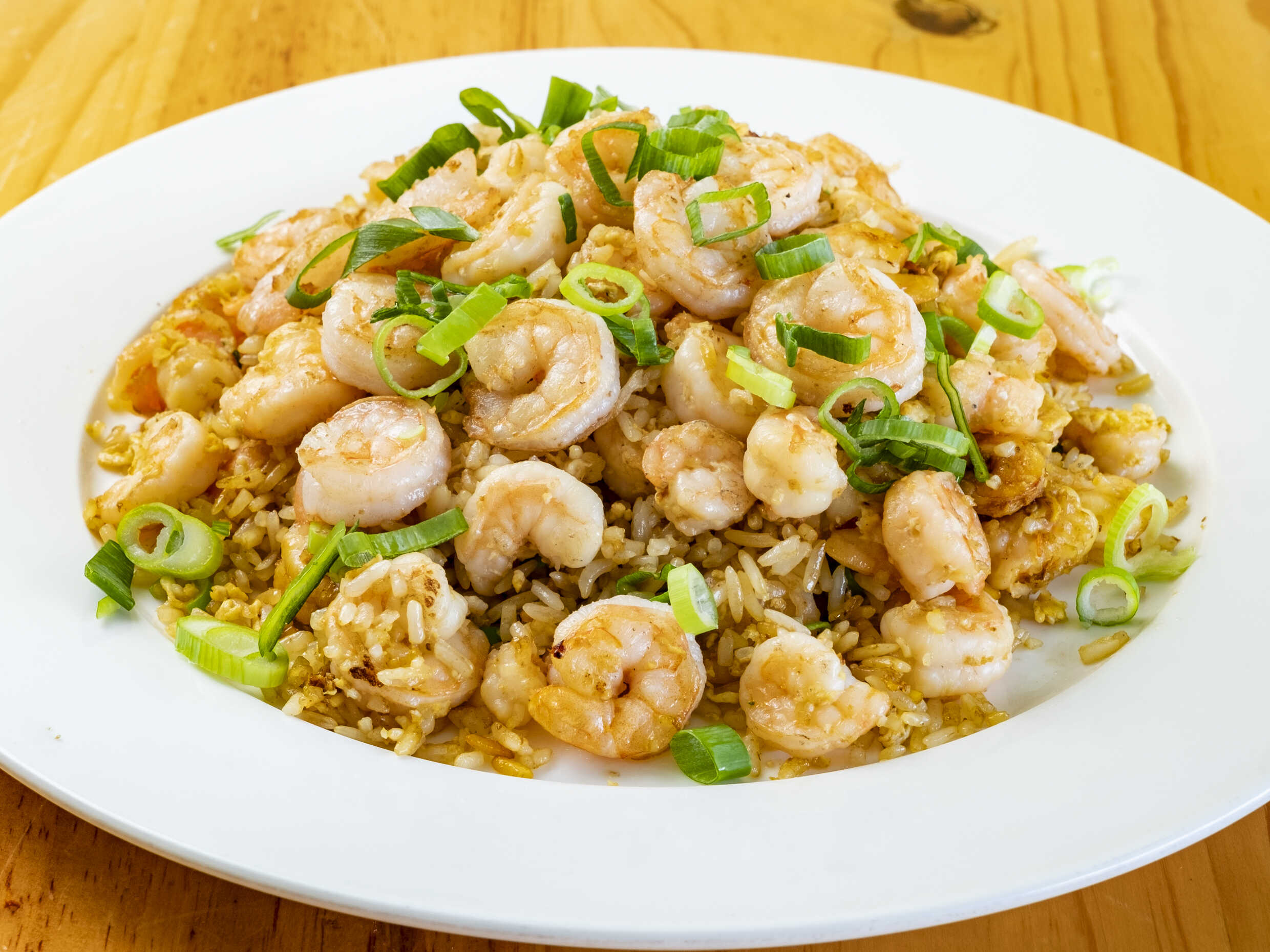 Medio de Camarones con Arroz
