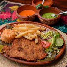 Milanesa de Pollo con Papas