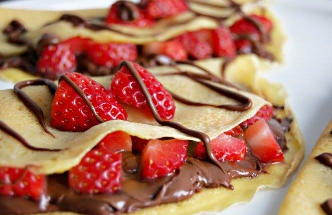 Crepas Dulces con 2 Ingredientes