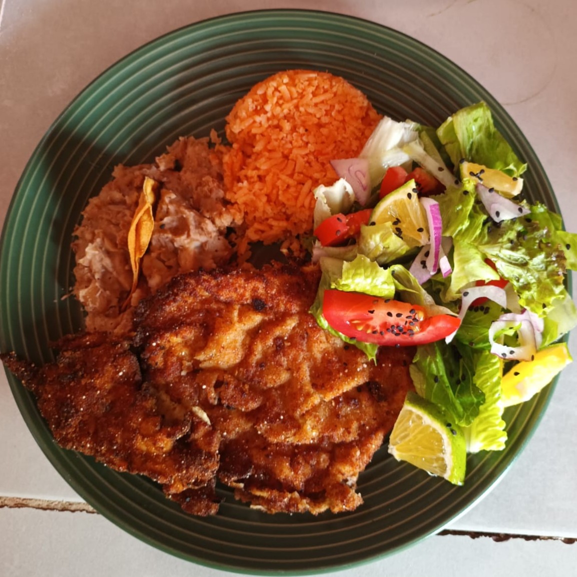 Milanesa de pollo
