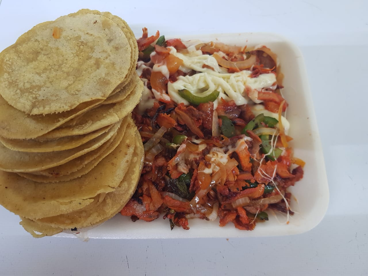Alambre de Pastor (8 Tacos Tortilla Pequeña)