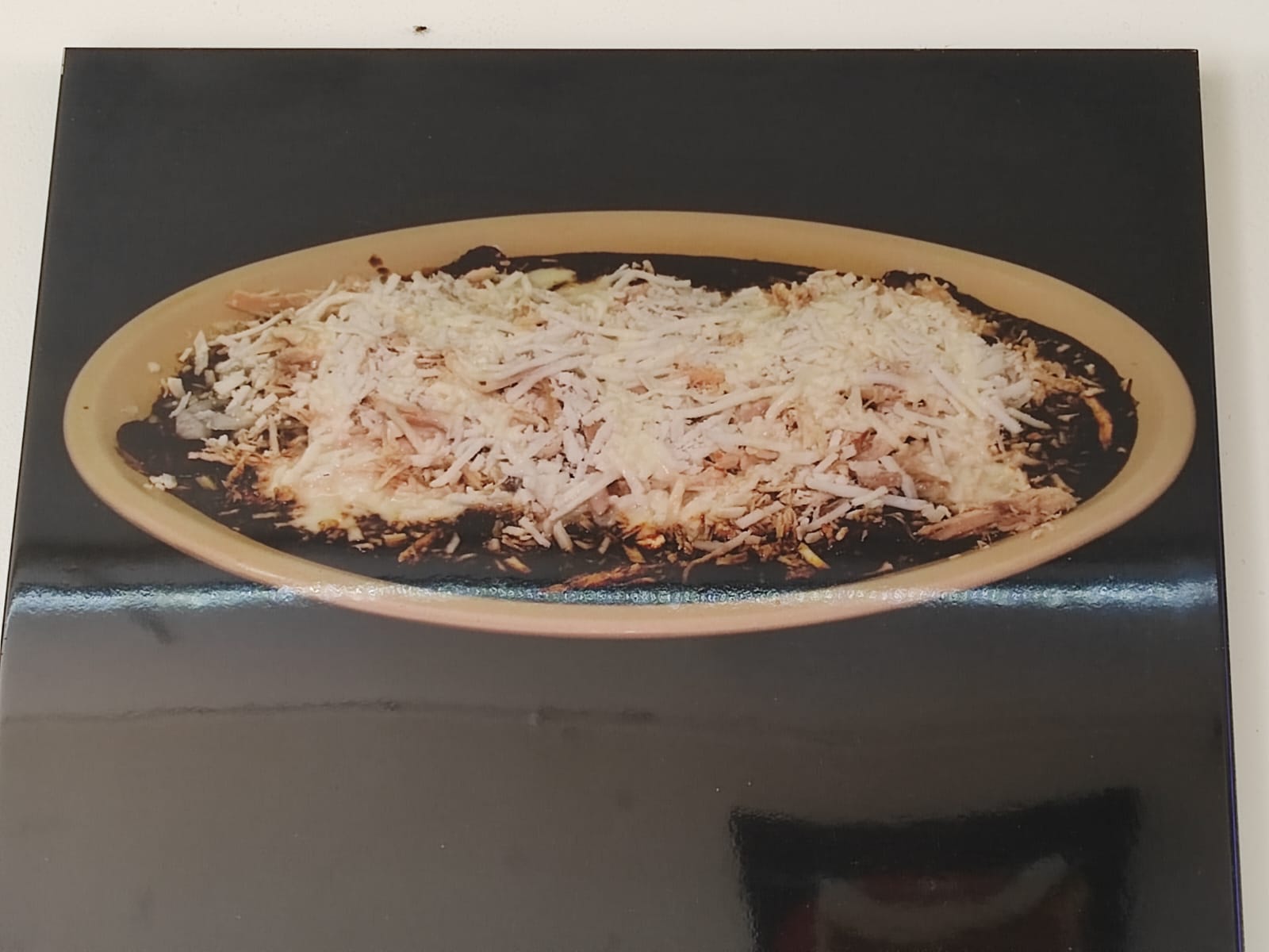 Enchiladas Mole con Pollo y Crema