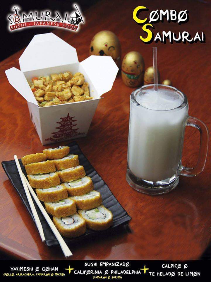Combo Individual- Sushi + Bebida 👍🏻
