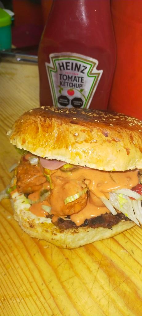 Hamburguesa Queso Blanco