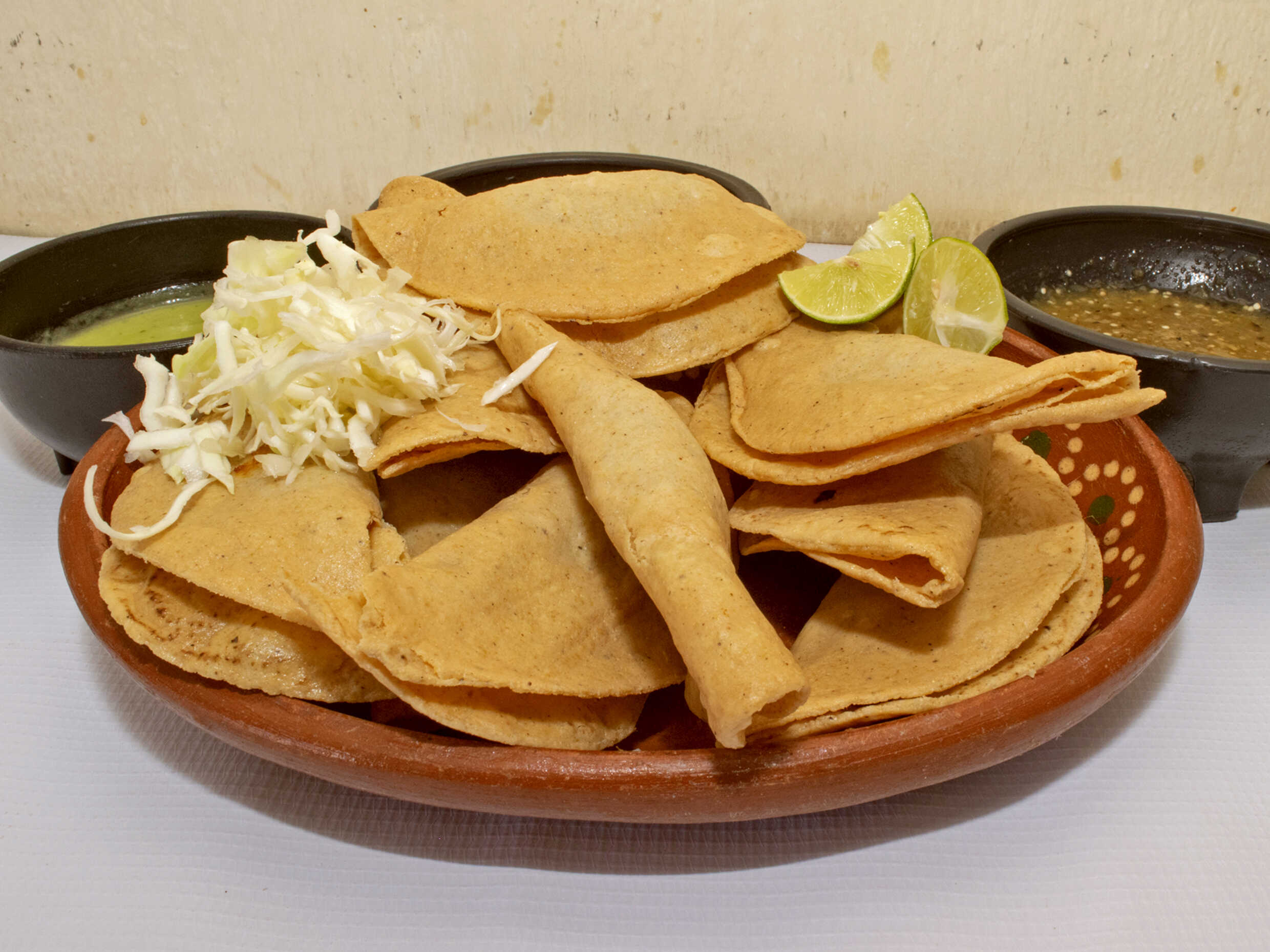 Taco dorado sencillo de papa