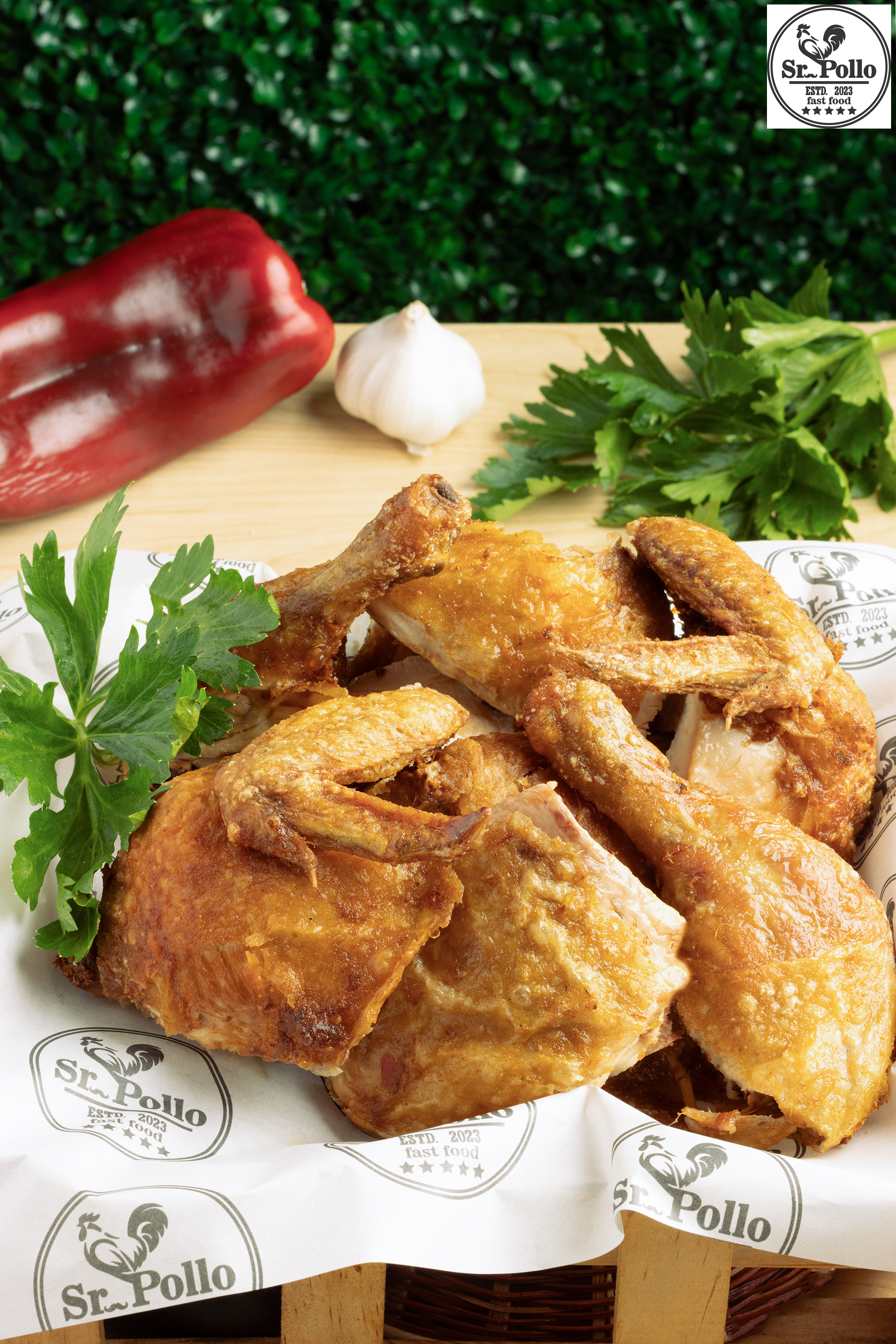 Medio Pollo Frito