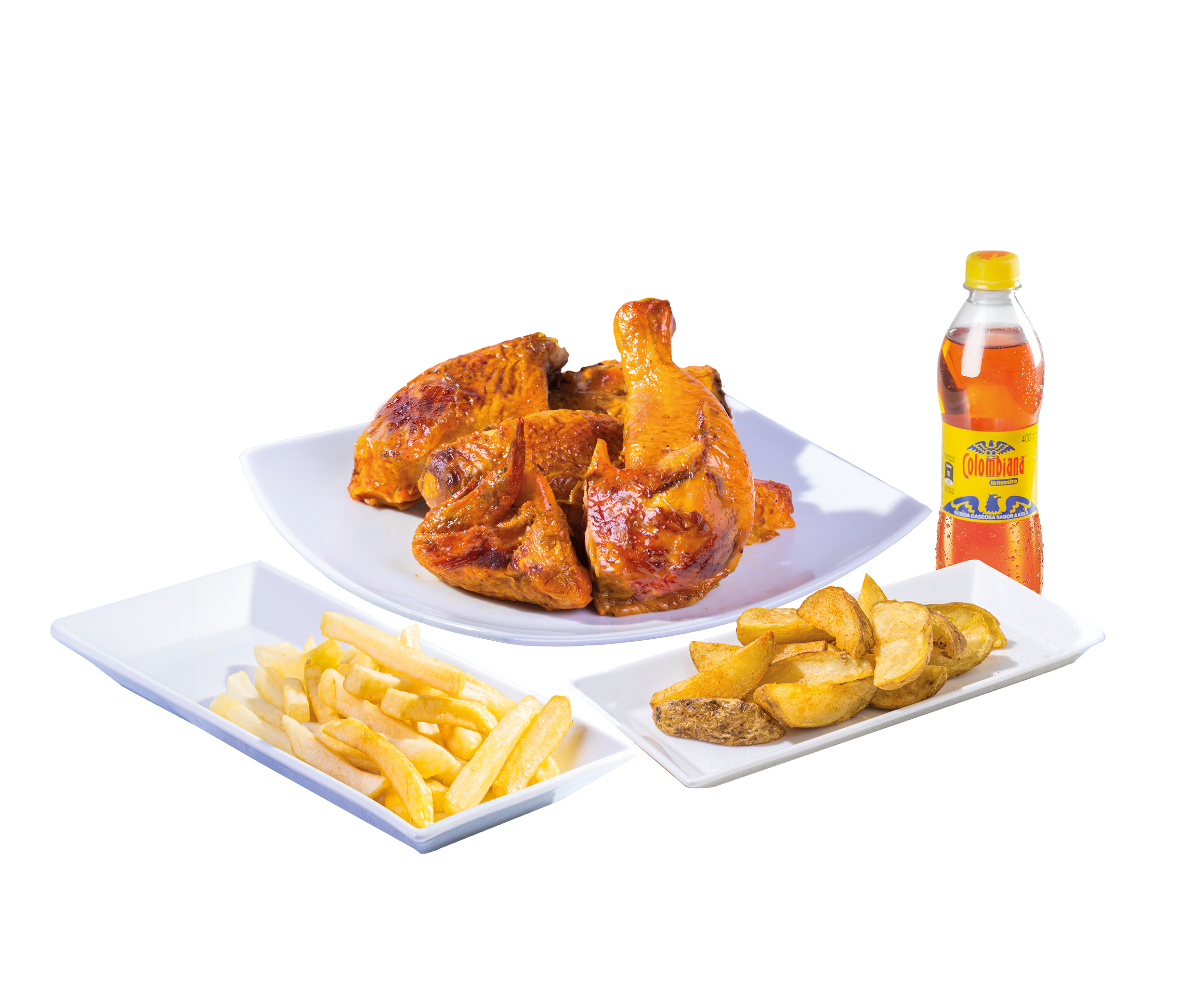 Combo Medio Pollo Asado