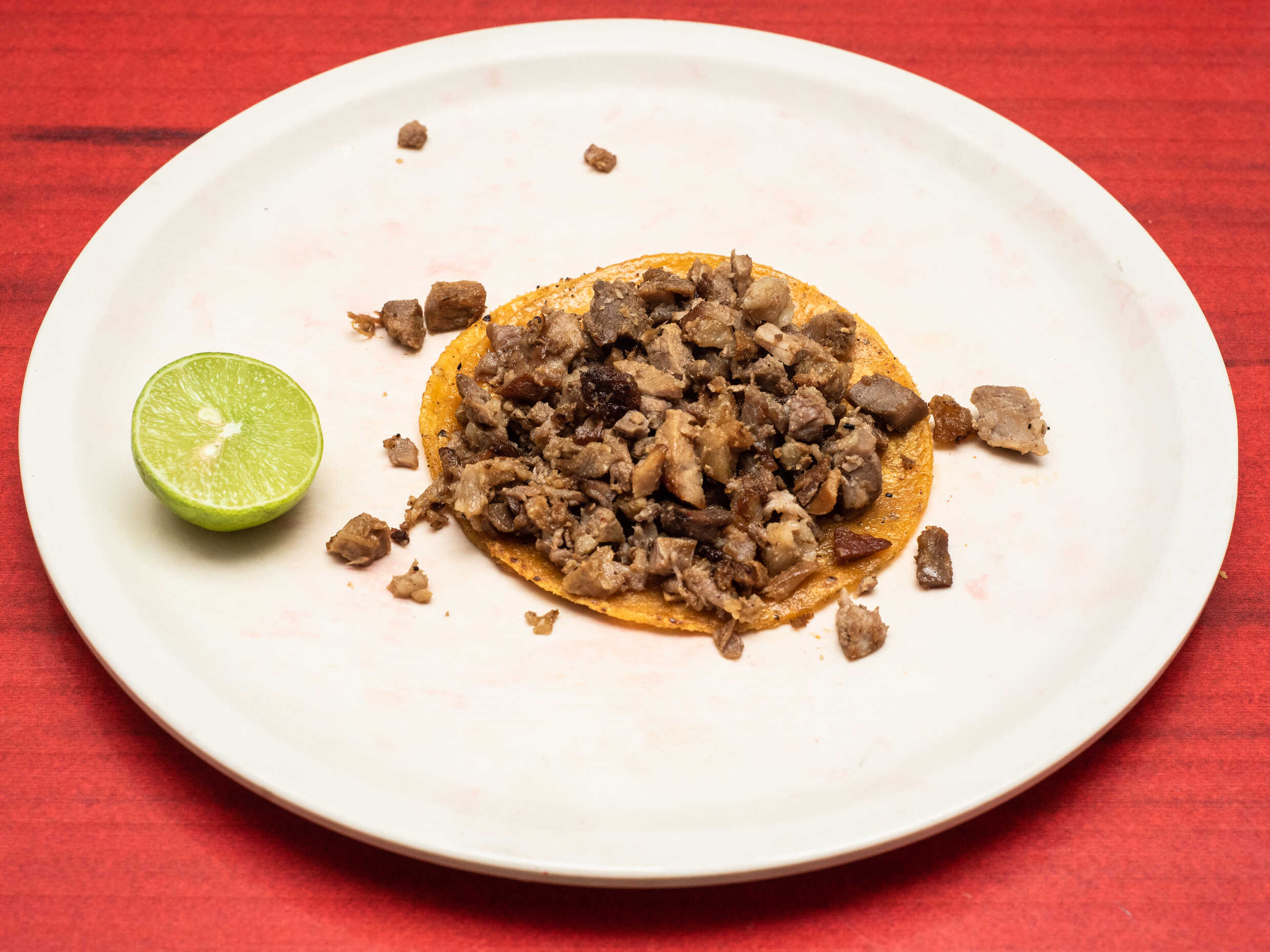 Taco Individual de Bistec.