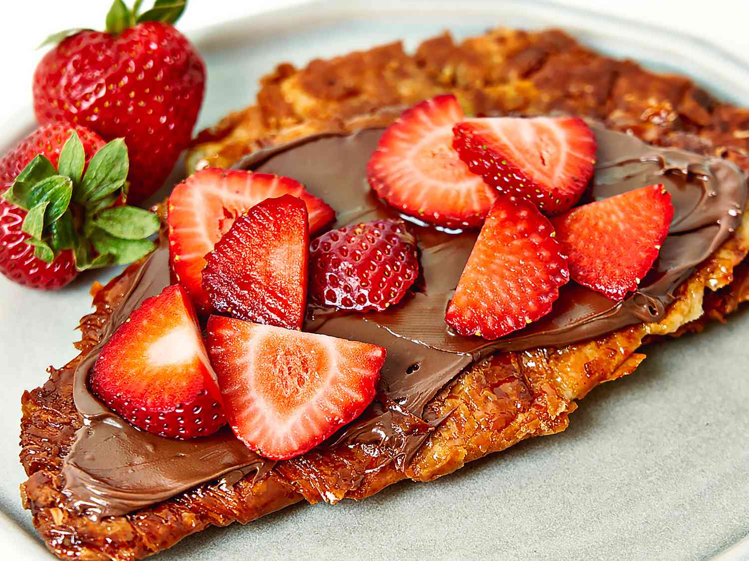 Croissant de Nutella con Fresa