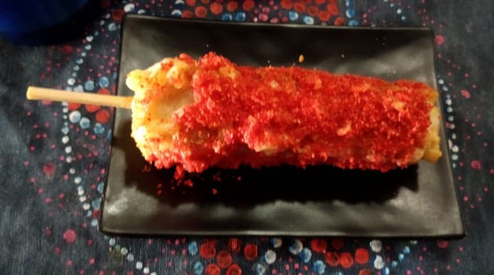 b coreana Combinada salchicha y queso