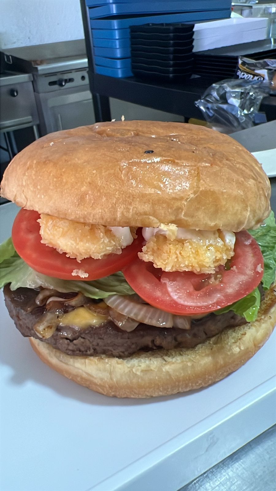 Hamburguesa Mar y Tierra