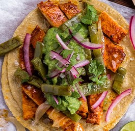 Taco de Carne Enchilada de Puerco