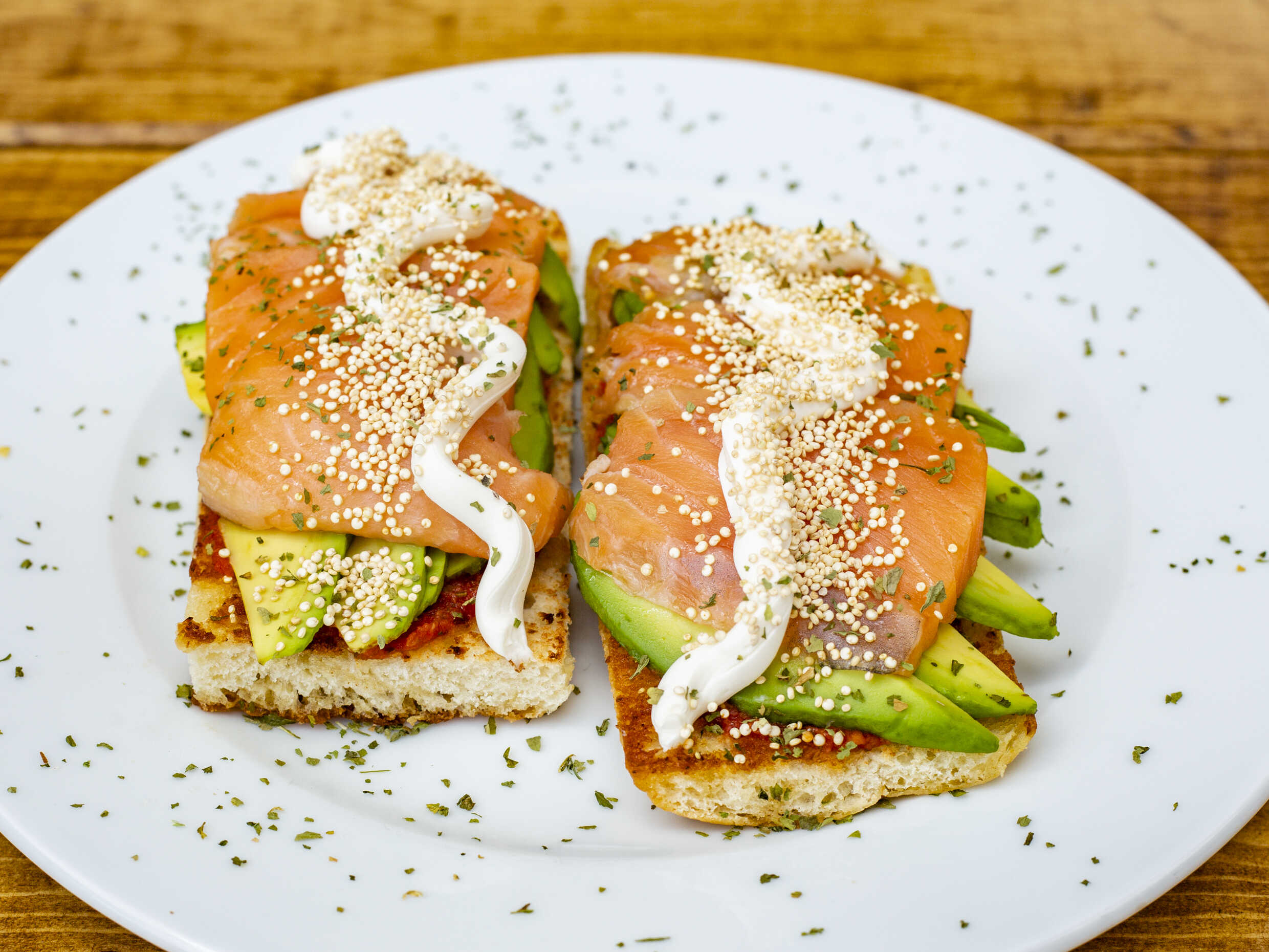 Toast de Salmón
