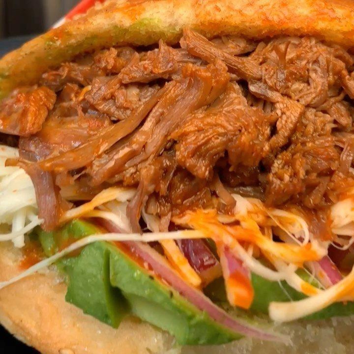 Cemita de Birria sin Queso
