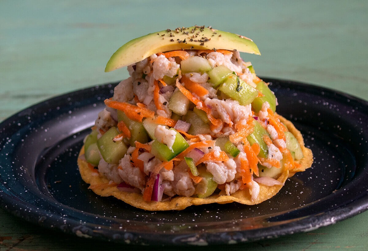 Tostadas de Mariscos