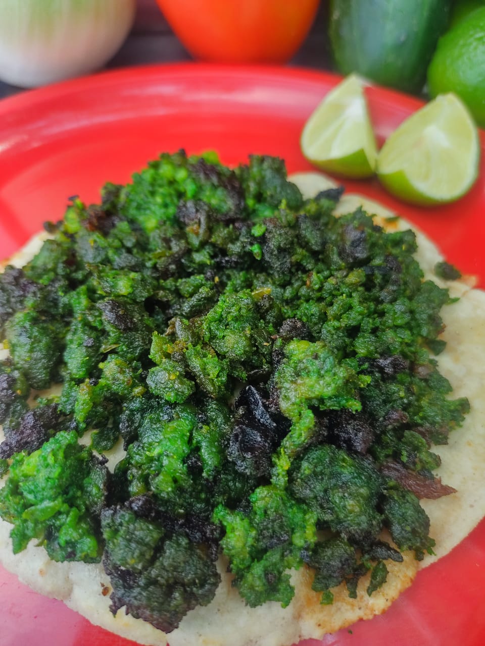 Taco de Chorizo Verde