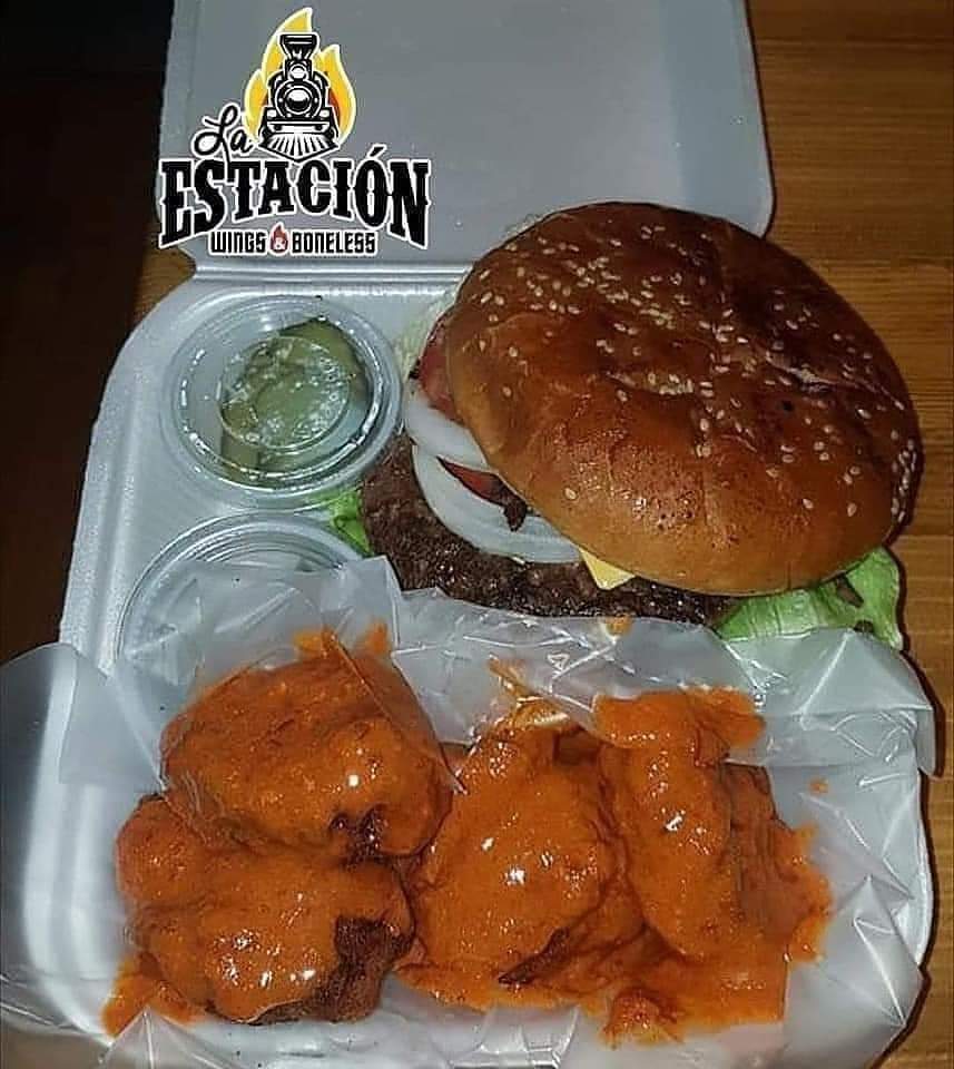 Combo Burguer Con Papas Gajo y Té 🍔🍟