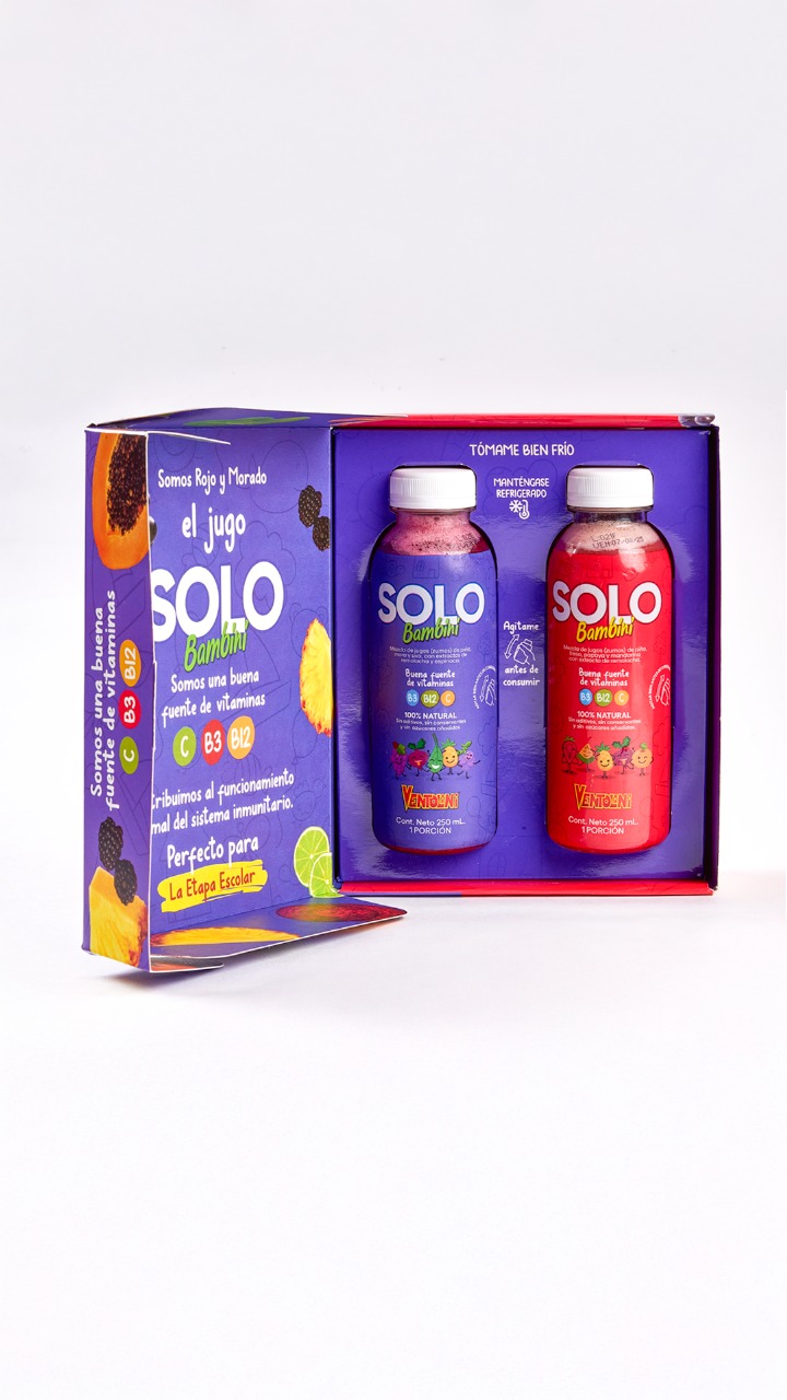 Botella Solo Bambini 250ml X 4