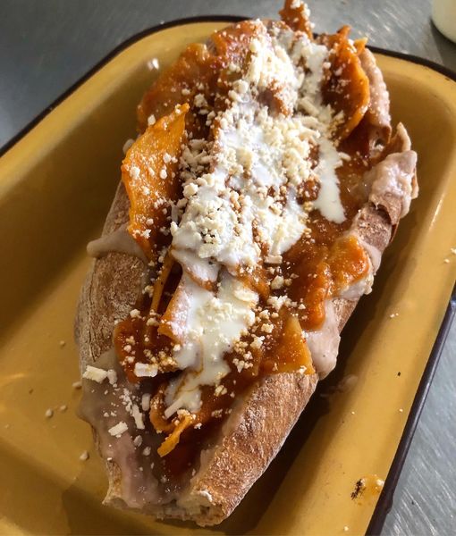 Lonche de Chilaquiles