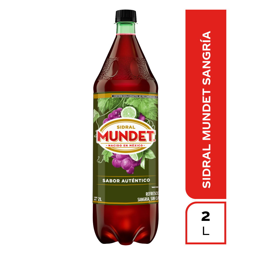 Sidral Mundet 2 L sabores