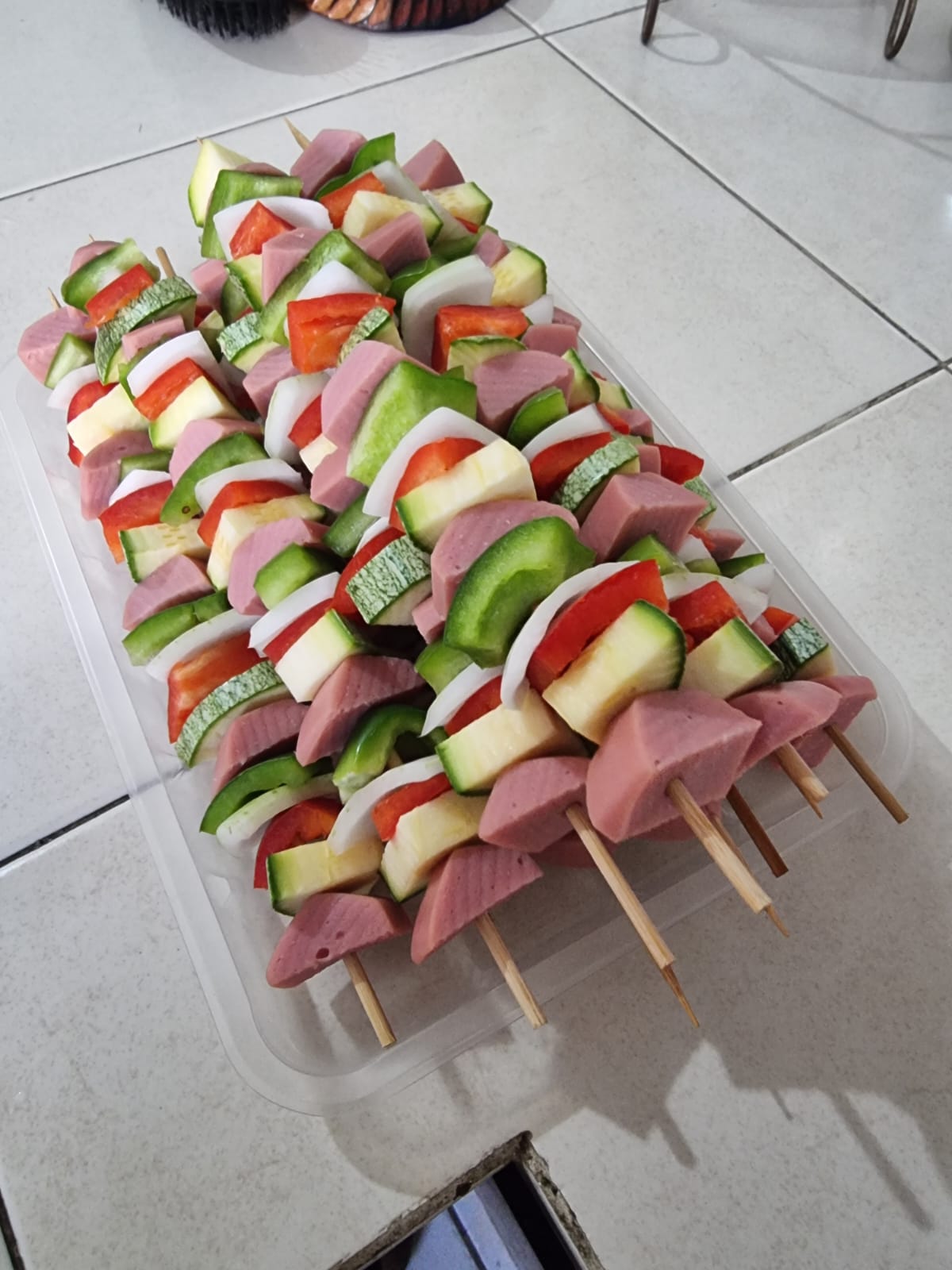 Brochetas de Salchicha