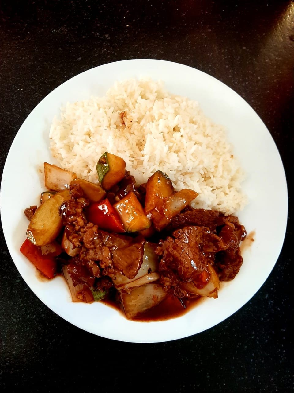 Arrachera de Res en Salsa de Ostión