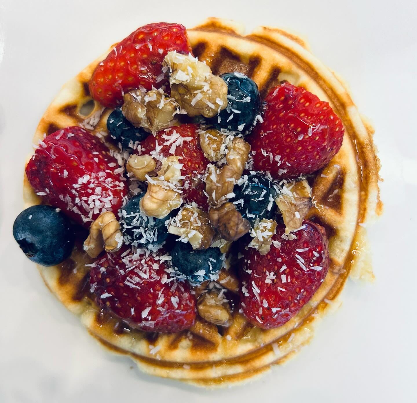 Waffle Nutella con Fresa