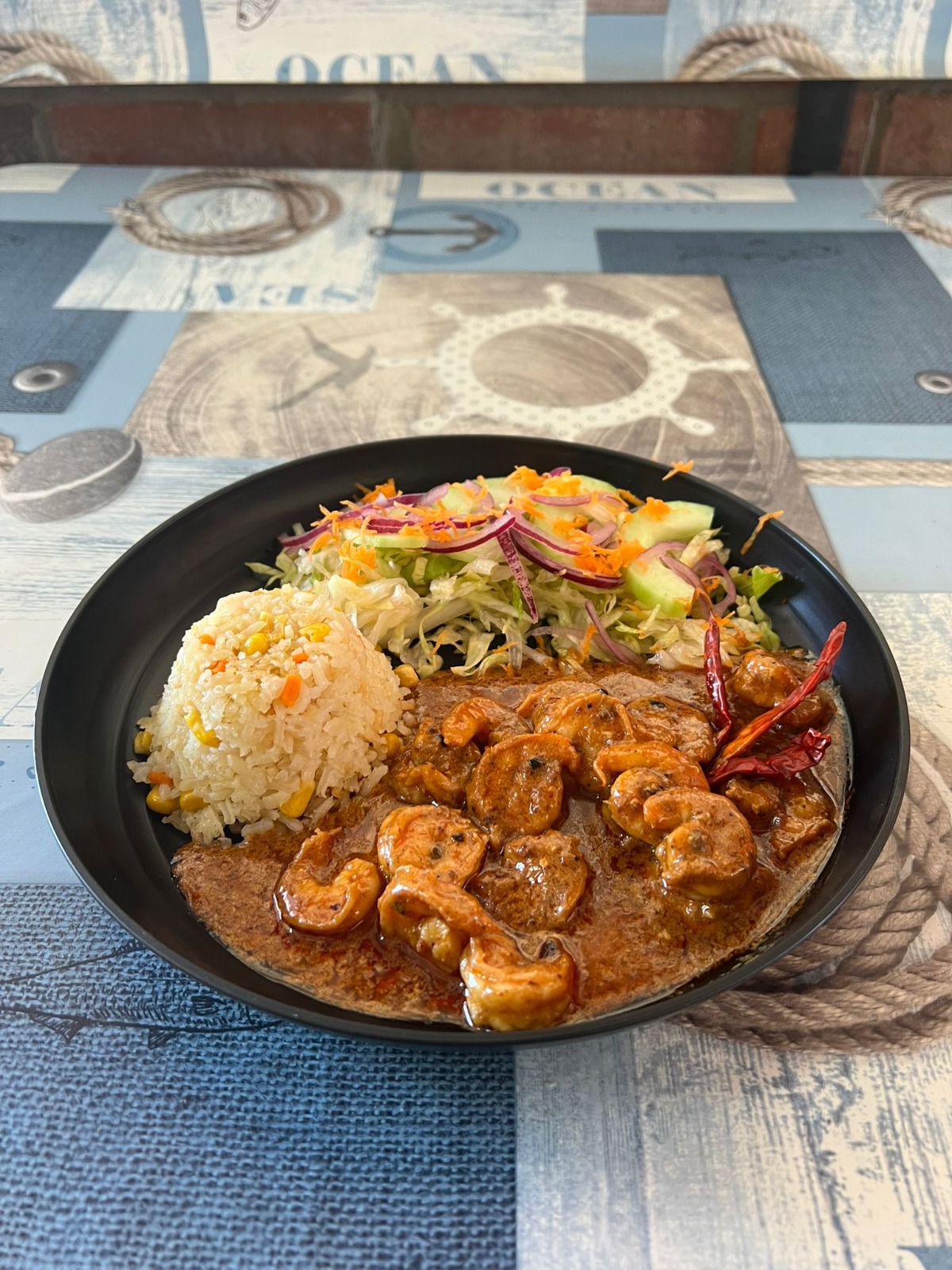 Camarones a la Diabla