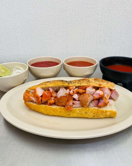 Torta Ahogada de Carnitas